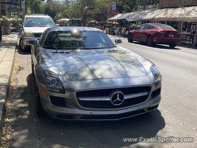 Mercedes SLS AMG spotted in Pleasanton, California