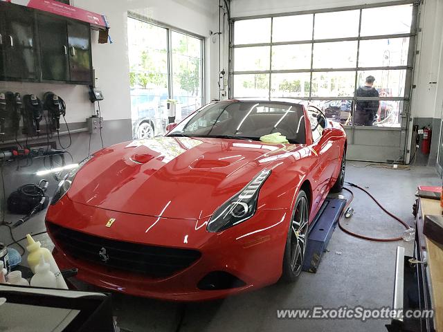 Ferrari California spotted in Bedminster, New Jersey
