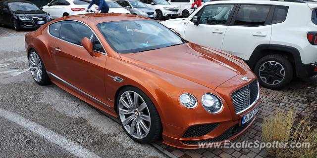 Bentley Continental spotted in Arco, Italy