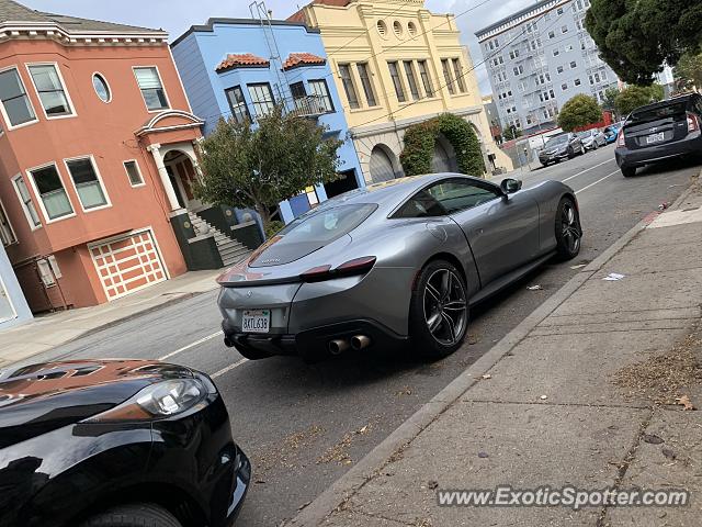 Ferrari Roma spotted in San Francisco, California
