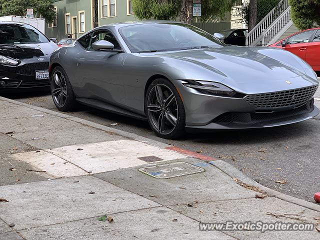Ferrari Roma spotted in San Francisco, California