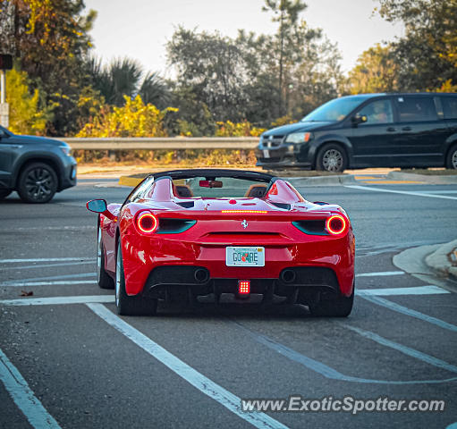 Ferrari 488 GTB spotted in Jacksonville, Florida