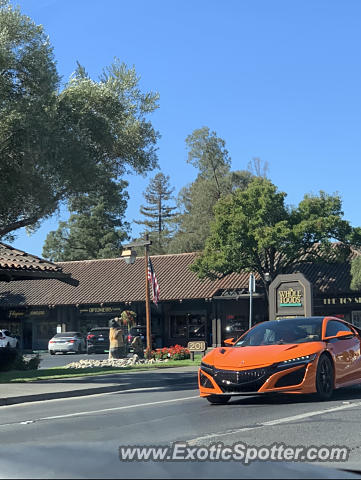 Acura NSX spotted in Sonoma, California