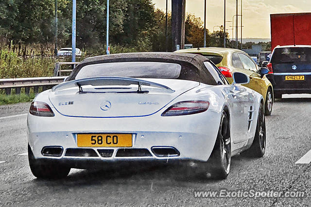 Mercedes SLS AMG spotted in Manchester, United Kingdom
