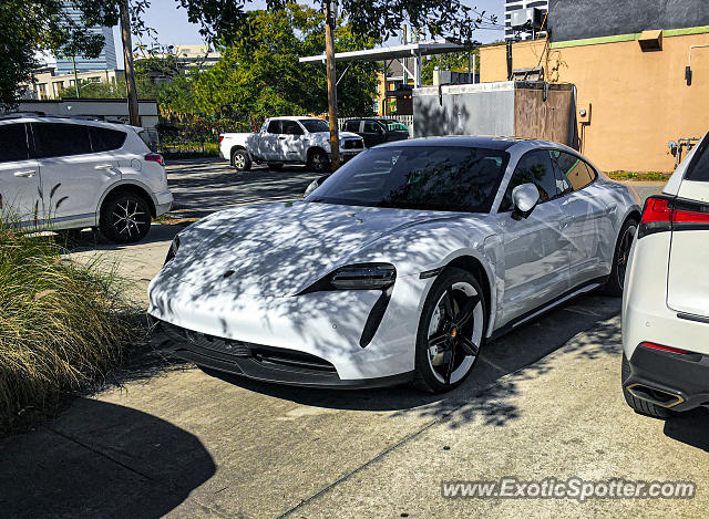 Porsche Taycan (Turbo S only) spotted in Jacksonville, Florida