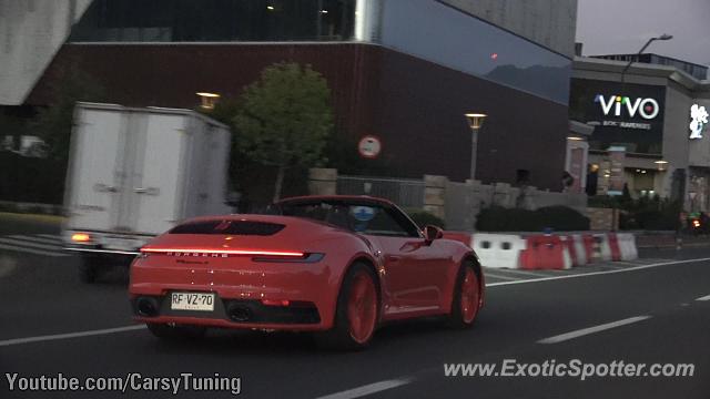 Porsche 911 spotted in Santiago, Chile