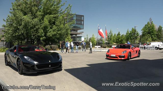 Ferrari 812 Superfast spotted in Santiago, Chile