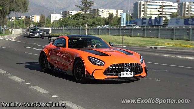 Mercedes AMG GT spotted in Santiago, Chile