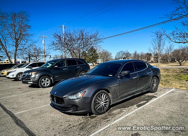 Maserati Ghibli spotted in Franklin, Indiana