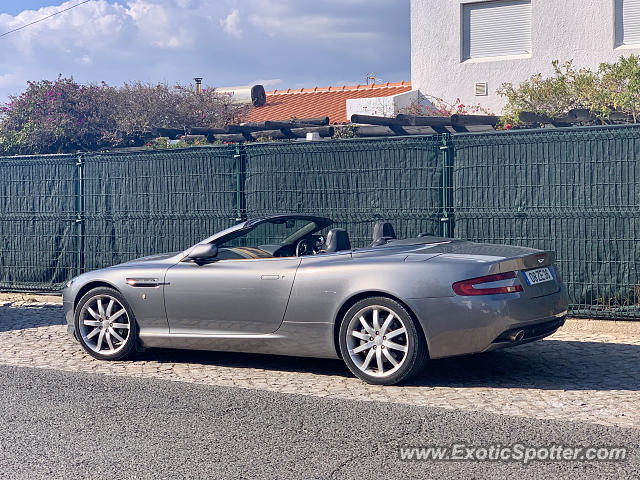 Aston Martin DB9 spotted in Quarteira, Portugal
