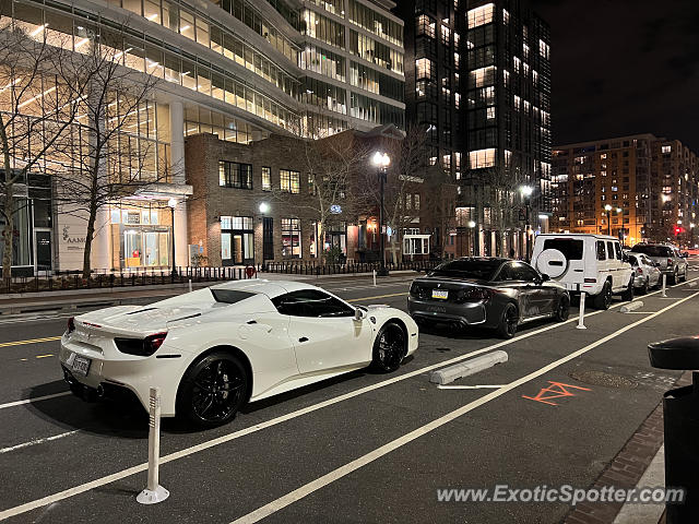 Ferrari 488 GTB spotted in Washington DC, United States