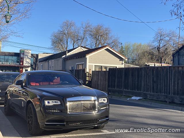 Rolls-Royce Wraith spotted in Pleasanton, California