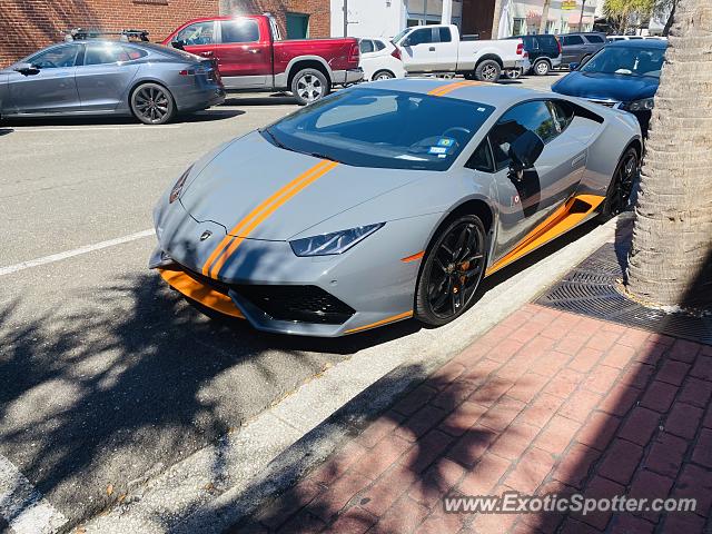 Lamborghini Huracan spotted in Amelia Island, Florida