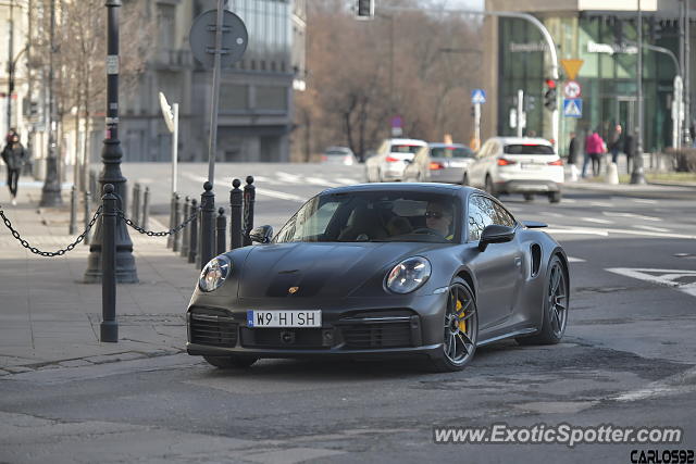 Porsche 911 Turbo spotted in Warsaw, Poland