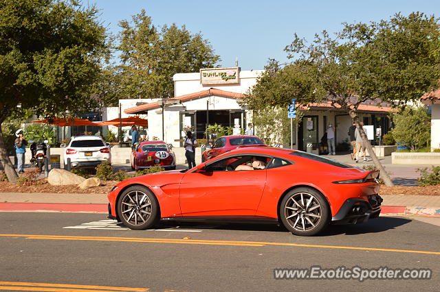 Aston Martin Vantage spotted in Malibu, California
