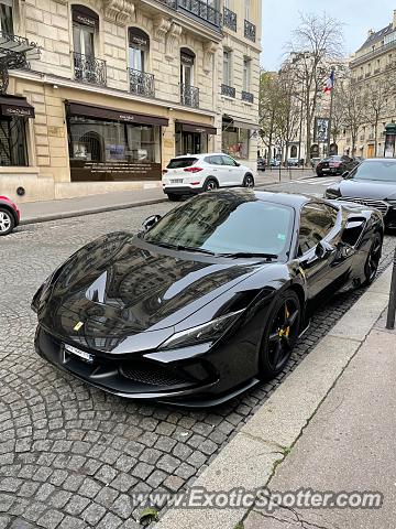 Ferrari F8 Tributo spotted in Paris, France