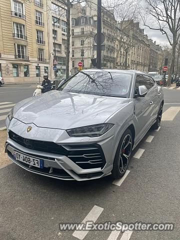 Lamborghini Urus spotted in Paris, France