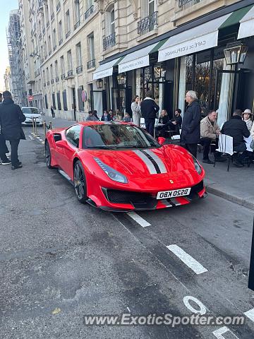 Ferrari 458 Italia spotted in Paris., France