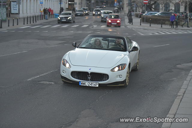 Maserati GranCabrio spotted in Warsaw, Poland