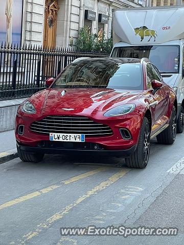 Aston Martin DBX spotted in Paris, France