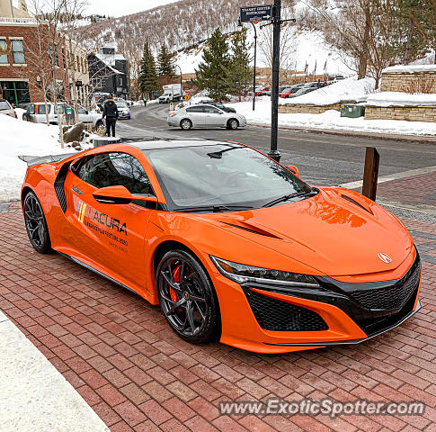 Acura NSX spotted in Park City, Utah