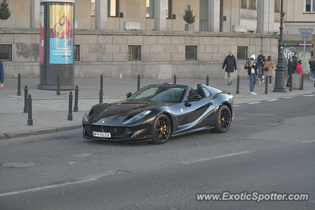 Ferrari 812 Superfast spotted in Warsaw, Poland