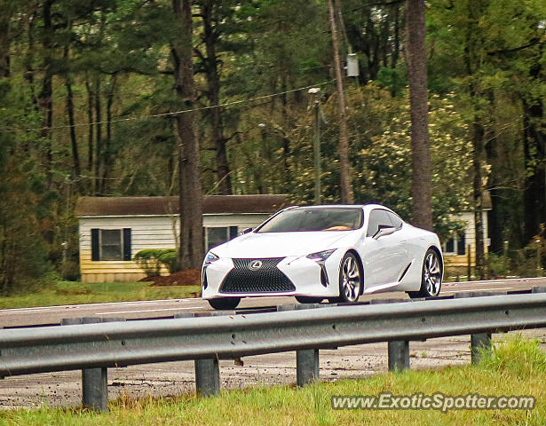 Lexus LC 500 spotted in I-95, Georgia