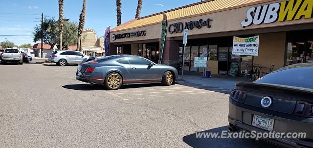 Bentley Continental spotted in Scottsdale, Arizona