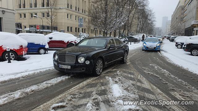 Bentley Mulsanne spotted in Warsaw, Poland