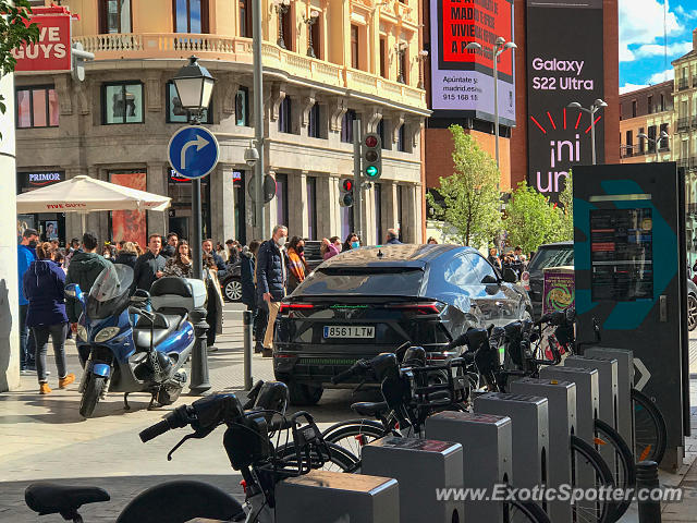 Lamborghini Urus spotted in Madrid, Spain