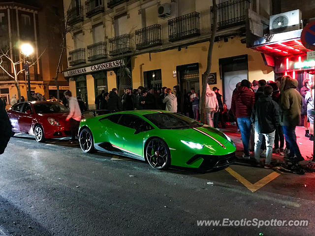 Lamborghini Huracan spotted in Madrid, Spain