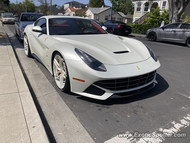 Ferrari F12 spotted in Pleasanton, California