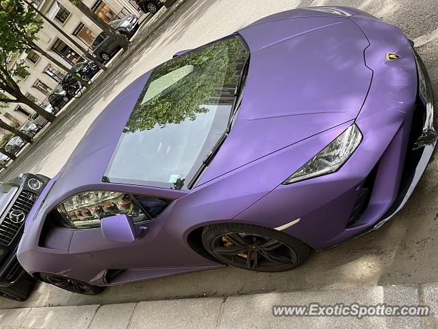 Lamborghini Huracan spotted in Paris, France