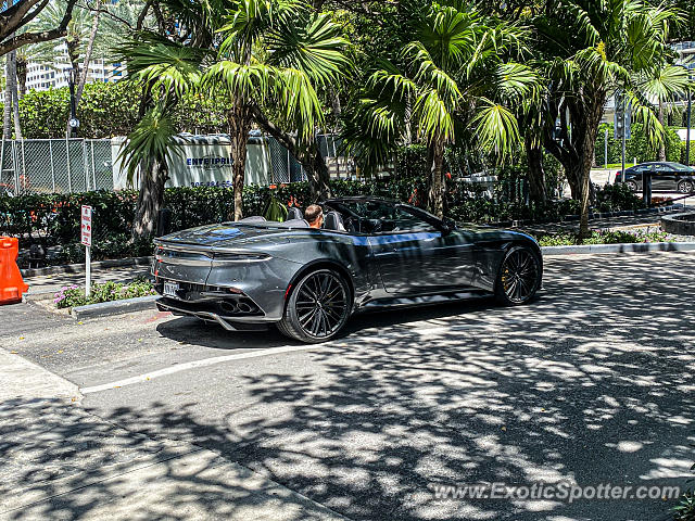 Aston Martin DBS spotted in Miami Beach, Florida