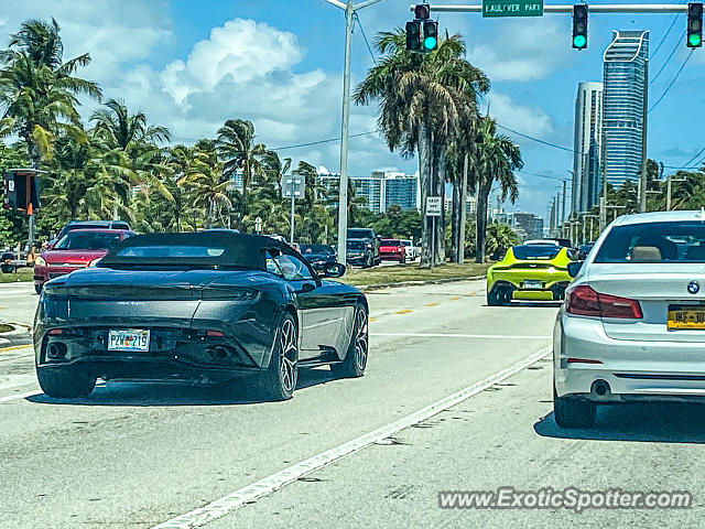Aston Martin DB11 spotted in Haulover Park, Florida