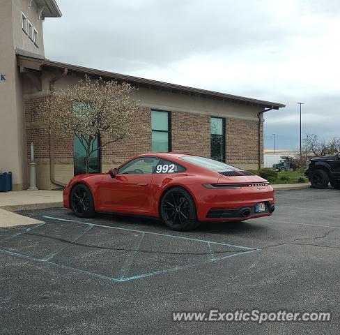 Porsche 911 spotted in Plainfield, Indiana