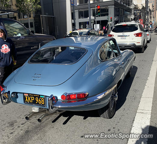 Jaguar E-Type spotted in San Francisco, California