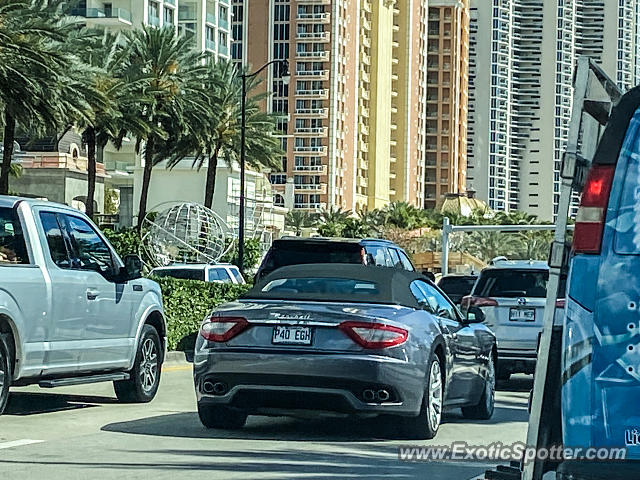 Maserati GranTurismo spotted in Sunny isles, Florida