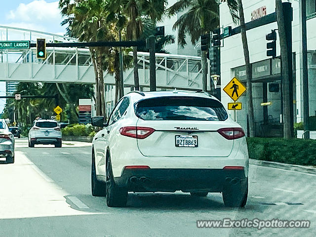 Maserati Levante spotted in Hollywood Beach, Florida