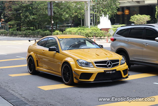 Mercedes C63 AMG Black Series spotted in Kuala lumpur, Malaysia