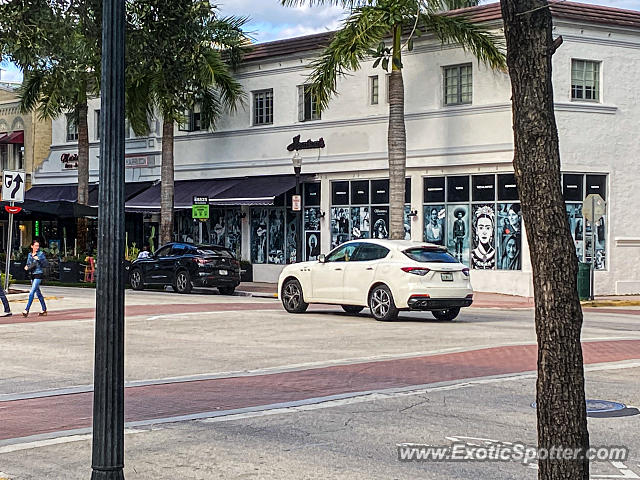 Maserati Levante spotted in Miami Beach, Florida