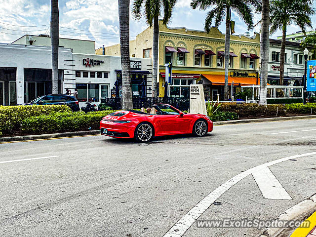 Porsche 911 spotted in Miami Beach, Florida