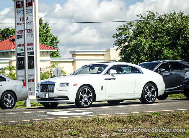 Rolls-Royce Wraith spotted in Jacksonville, Florida