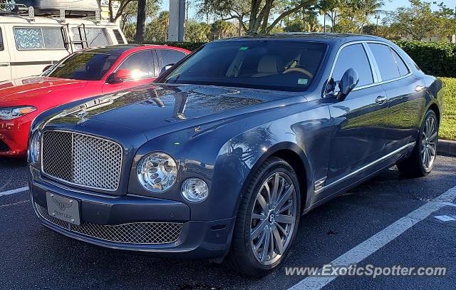 Bentley Mulsanne spotted in Parkland, Florida