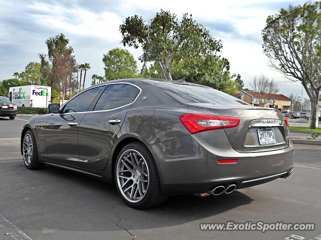 Maserati Ghibli spotted in Irwindale, California
