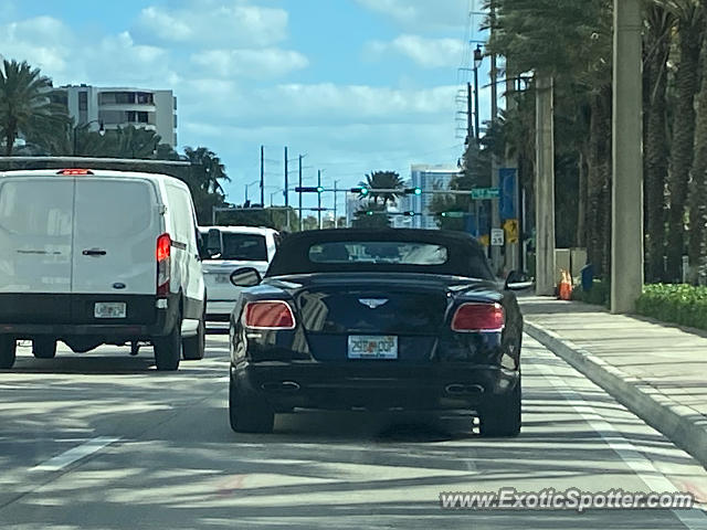 Bentley Continental spotted in Sunny Isles, Florida
