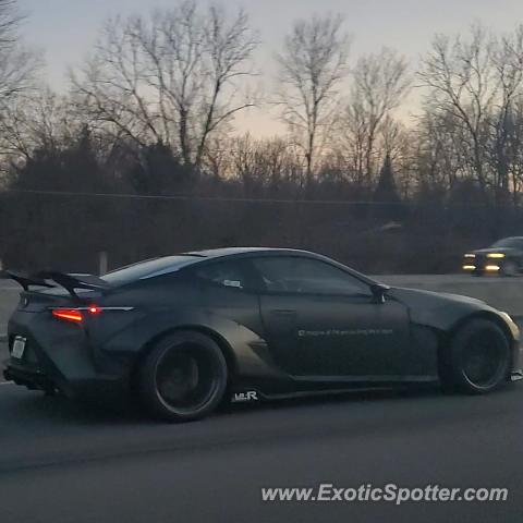 Lexus LC 500 spotted in I-70, Indiana
