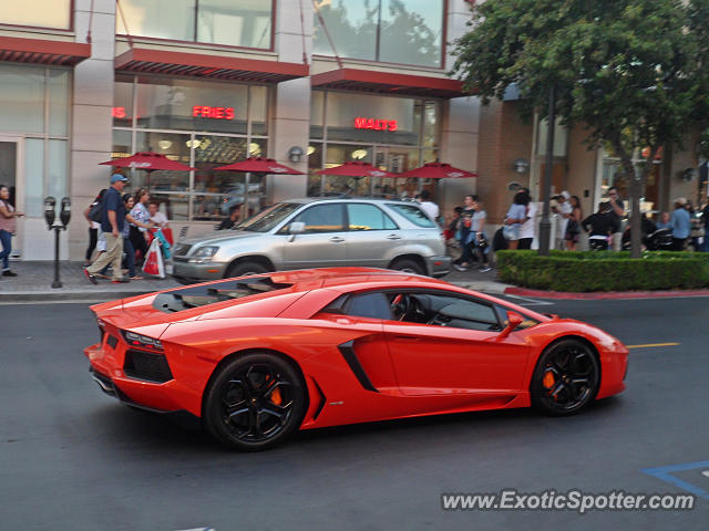 Lamborghini Aventador spotted in Rancho Cucamonga, California