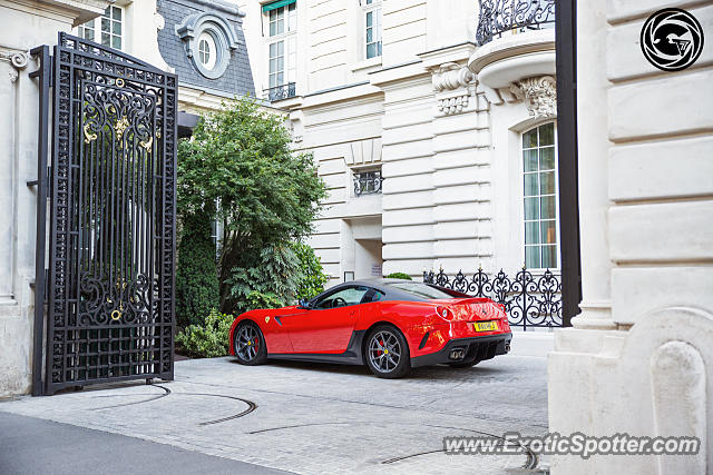 Ferrari 599GTO spotted in Paris, France