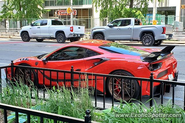 Ferrari 488 GTB spotted in Indianapolis, Indiana